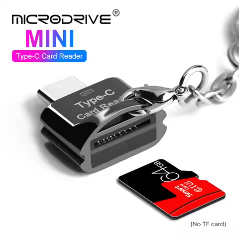 Usb C flash drive adapter / Micro mini SD memory card reader with type C / Type-C Card Reader for Mi