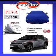 BZ4X High-Quality Protection Car Cover Waterproof Sun-proof apple-Blue Selimut Kereta Bz4x penutup kereta Toyota bz4x