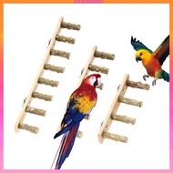[Kloware2] Bird Wooden Bird Cage Ladder,Wood Cage Accessories,Bird Ladder Perch,Parrot Climbing Ladder for Budgies,Conures