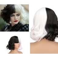 Cosplay Cruella Cruella de Vil Wig Heat Resistant Synthetic