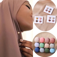 Singul Macaron Color Scarf Buckle Strong Magnet Brooch Muslimah Hijab Pin Tudung Pin Magnetic Brooch