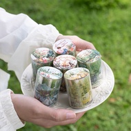 TENDA (8BE) washi tape transparent tape full natural scenery motif tent camp camping forest forest f