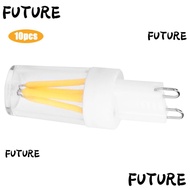 HL-FUTU 10pcs G9 Light Bulb, 2W AC220V G9 LED Bulb, Easy Warm White COB Filament Bi Pin Base Bulb Ho