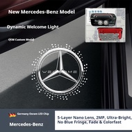 2PCS for Mercedes-Benz dynamic welcome light 2022-2025C class door light E class EQS/EQC/SUVGLC high
