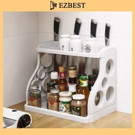 EZBEST Seasoning Bottle Rack Spices Rack Storage Organizer Rak rempah Ratus Kitchen Organizer