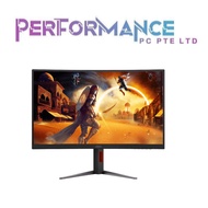 AOC CQ27G4 27" QHD 180Hz/2560 × 1440 (QHD)/HDR10/0.5ms/ Curved Gaming Monitor(3 YEARS WARRANTY )
