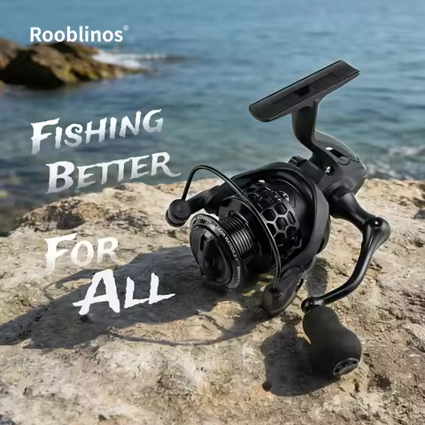 ROOBLINOS GTA3 Spinning Reel 1000-7000 Series Metal Universal Reel for Freshwater Sea Fishing Reel