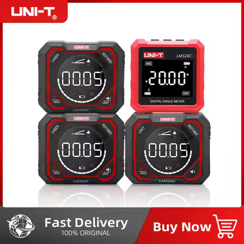 UNI-T Magnetic Inclinometer LM320C LM320D LM320E LM320F Angle Finder Digital Level Protractor 4*90 D