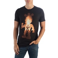 Five Nights at Freddy's Freddy Fazbear Silhouette Shape Tee, Arcade Pizza Palace Space Filled T-Shir