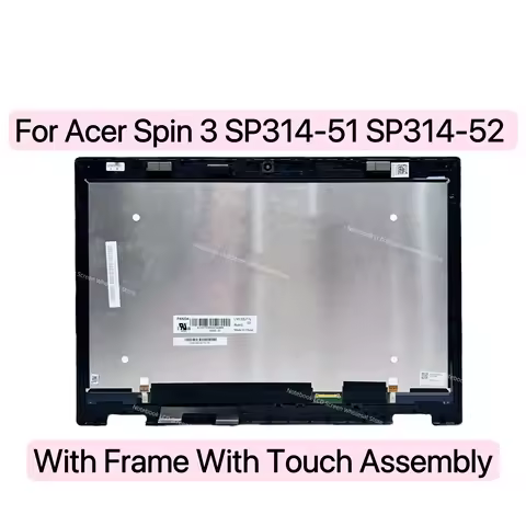 14''For Acer Spin 3 SP314-51 SP314-52 Laptop Touch Digitizer N17W5 LCD Screen Display Assembly With 