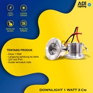 1 watt 3 Cm mini led downlight