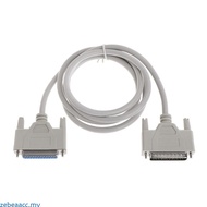 zebeaacc DB25 25Pin Male To Female M F Parallel LPT Cable DB25 To DB25 Cable For Lpt