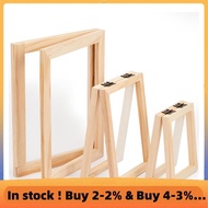 (E L X I) 3 Pieces Paper Making Wooden Paper Making Mould Papermaking Screen Kit 3 Size Frame for DI
