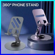 Metal Phone Holder Stand 360° Rotating Adjustable Bracket Tablet Stand