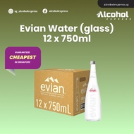 Evian Water (glass) 12 x 750ml