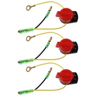 3Pcs Engine On Off Stop Switch GX160 Low Oil Alert Sensor Fit for Honda GX120for GX200for GX240 for 