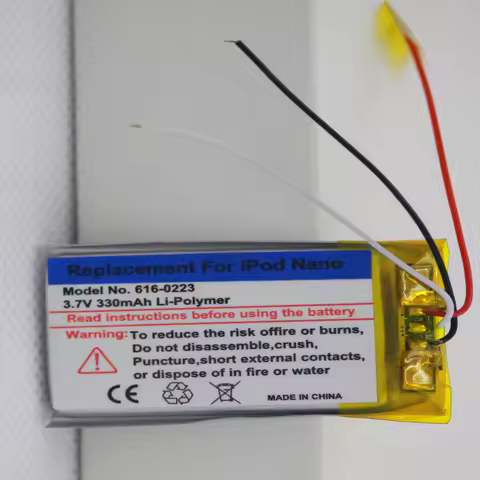 330mAh Replacement Battery For ipod Nano1 1st Gen Generation MP3 Li-Polymer Rechargeable Nano 1 616-