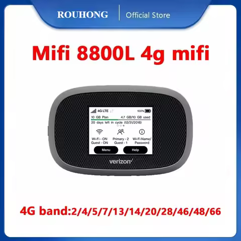 Novatel mifi 8800l Jetpack MiFi 8800 lte MiFi8800 router 4g sim card with antenn 2.4” touchscreen 44