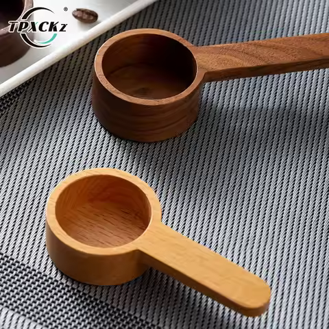 Wooden Measuring Spoon Kitchen Measuring Spoons Tea Coffee Scoop Sugar Spice Measure Spoon Measuring
