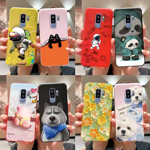 Case For Samsung Galaxy S9 Case G960F Astronaut Cover Silicone Phone Cases For Samsung Galaxy S9+ S 