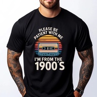 Retro Cassette Graphic T-Shirt 90s 80s Men's Clothing Anime Japanese Style
