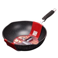 SARA Non-Stick Deep Frying Pan 26cm / 30cm with Pour Spout | Stir Fry Pan