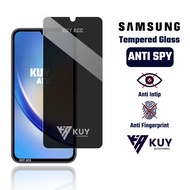 LAYAR KUY - Tempered Glass Anti Spy Samsung J2 Prime J4+ J6+ J4 Core J4 Prime J6 Prime J8 2018 F12 F