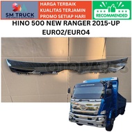 (CHROME/KROM) GARNISH GRILLE TOP MIDDLE VISOR HINO 500 NEW RANGER JEMBER ROBOT EURO2 EURO4