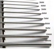 1pcs stainless steel tube length 1meter 304 Stainless tube Capillary Tube 2mm/3mm/4mm/5mm/6mm/8mm/10mm/12mm