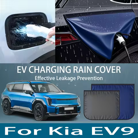 Electric Vehicle Charger Port Cover Outdoor Rainproof Protection Dustproof Covers For Kia EV9 EV Car