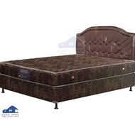 set kasur springbed lengkap solid olympic spring bed ukuran 160x200cm