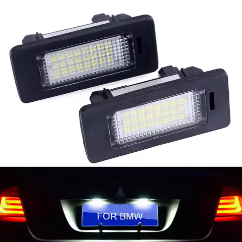 6000k License Plate Light White LED Number License Plate Light for BMW 3-series E90 E91 E92 E93 5-se