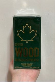 包順豐!! 只有一支!! 全新未開 現貨 100ml 勁香 Green Wood Dsquared 2 desquared2 Fragrance 心動綠 男性淡香水 Natural spray Eau