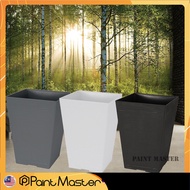 FELTON SQUARE FLOWER POT 2454 (LARGE) PLASTIC FLOWER POT FOR INDOOR OUTDOOR USE PASU BUNGA