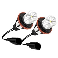 2Pcs White LED Angel Eye Halo Ring Light Bulbs Lamp For BMW E87 E83 X3 E53 X5