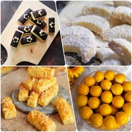 Nastar Wisman Eid Cookies, Kayza, Snow White, Chocostick Collata