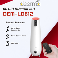 Deerma Air Humidifier / Smart Feature  Timer &amp; Remote / 6L Water Tank / 35dB Low Noise /  DEM-LD612