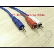 Kitani 2-1 RCA Cable / 2-1 Aux Cable / 2 RCA Male to 1 Mini Stereo RCA Cable / 2T-1L 2Way RCA Cable