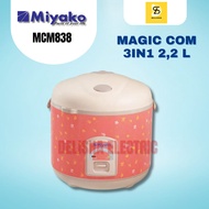 MAGIC COM jumbo besar 22 liter 3in1 RICE COOKER MIYAKO MCM838 MAGICCOM MEJICOM MEJIKOM PENANAK NASI