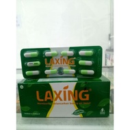 LAXING Strip isi 10 Kapsul Pelancar BAB Obat Diet Pelunak Fases