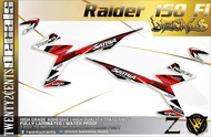 High-Quality Decals and Stickers for Raider 150 fi (satria)