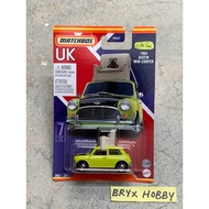 Matchbox 2021 Best Of UK Series Mr. Bean 1964 Austin Mini Cooper #7 Green