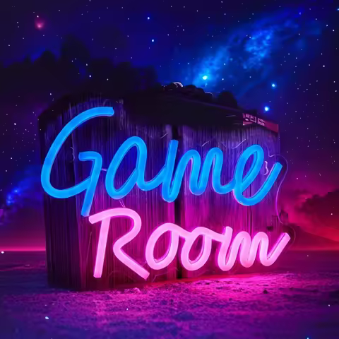 Chi-buy LED Neon Gameroom USB Powered Neon Signs Decor Lamp Signs Birthday Gift Wall Art For Bedroom