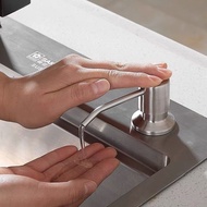 Kitchen Soap Dispenser Stainless Steel Sink Vegetable Washing Bowl Basin Detergent Detergent Pressing Utensil