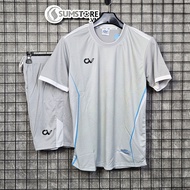 Áo Thể Thao CV CPlus 01 Xám - Áo Đá Bóng Nam Nữ Mới Nhất