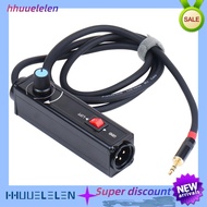 hhuueStereo Ground Loop Isolator 3.5mm to XLR Audio Isolator Audio Noise Isolator Noise Suppressor I