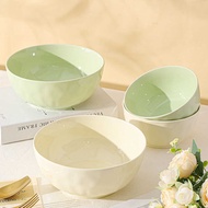 Japanese Style ins Style Characteristic Glaze Hand-Pinched Soup Bowl Household Ceramic Eating Rice B