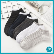 MATA RD Men's and Women's Plain Short Socks Below the Ankle Office Sports Fashion Socks