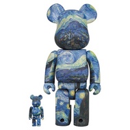 [BE@RBRICK] Vincent van Gogh The Starry Night BEARBRICK 100％ &amp; 400％