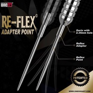 ONE80 STEELPOINT REFLEX ADAPTER POINT SILVER 37MM - 6PCS PER PACK
